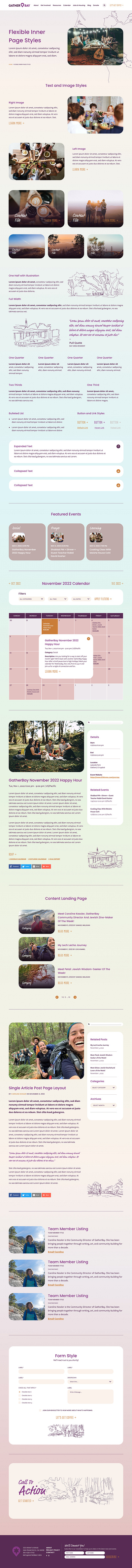 GatherBay Flexible Inner Page Styles branding design graphic design ui web design