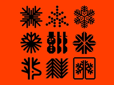 Winter symbols alpine antler deer dots glacier ice nordic owl pine reindeer resort scandinavian ski skiing snow snow owl snowflake snowman tree winter