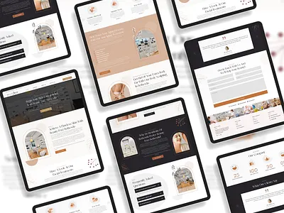 BEAUTY FRIZZ WEBSITE UI/UX DESIGN 🦄 boho boho theme design mockup ui ui design uiux web web design web ui website design website ui