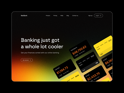 NetBank | Digital Banking adaptive bank banking branding design digital finance graphic design interface logo online responsive ui web webdesign