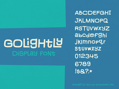 Golightly Display Font alternates display font font mid century type typography unbalanced