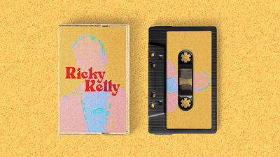 Ricky Kelly Band MockUp branding design graphic design logo poster typography vector