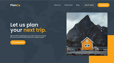 Travel agency landing page branding design illustration typography ui ux web design web development