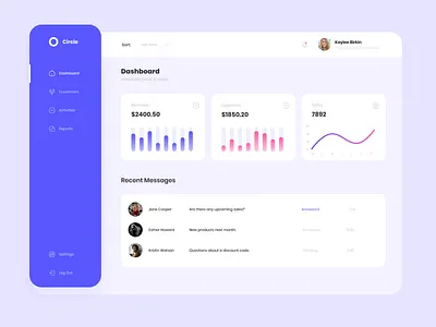 Dashboard Design app design ui ux