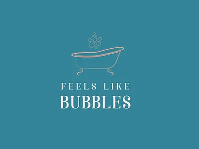 Feels Like Bubbles Logo Design brand identity branding graphic design illustration logo logo identity logodesign