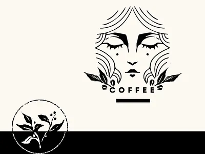 Personal project, logo (Available for purchase) branding card coffee coffeelogo design graphic design illustration logo packaging plants vector