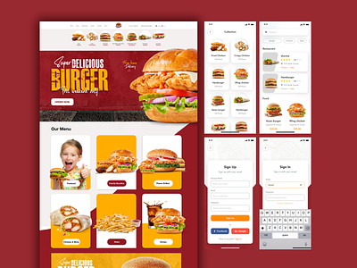 UI/UX RESTURANT APP & WEBSITE app creative creative design design dribbble figma food mobile app graphic design moplie app ui ux webdesign xd