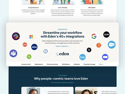 Integrations Section clean design clean website design graphic design illustration integration integrations minimal saas section showcase ui ux website design