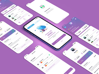 Money Saver Mobile App adobexd interface
