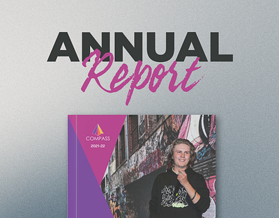 COMPASS Annual Report annual report branding graphic design layout print typography