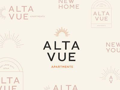 Alta Vue Concept branding design graphic design logo