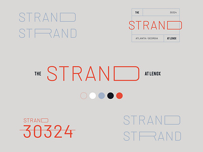 The Strand Logo Concept branding design graphic design logo