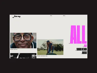 Work filters animation animation design interadtion portfolio type variable font webdesign