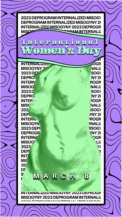 International Women's Day 2023 🔮 graphic design illustration poster design womens day
