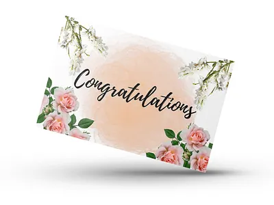 Greeting Card Template congrats congratulations greeting card greeting card template