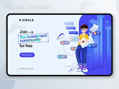 Invesment Website illustration web