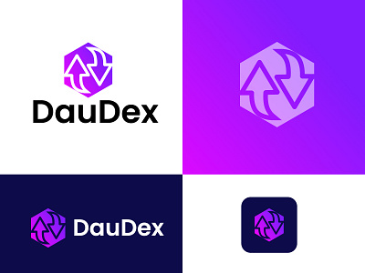 Duadex Blockchain - Logo Brand Identity Design a b c d e f g h i j k l abstract logo app blockchain brand identity branding codding creative currency developer finance gradient logo logo design logo designer logo identity logotype modern logo n o p q r s t u v w x y x web