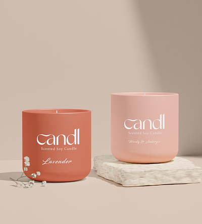 BRANDING & PACKAGING DESIGN FOR A SOY WAX CANDLE BRAND branding branding concept candle packaging design graphic design logo logo design logotype luxury logo minimalist logo monogram packaging design product packaging small business ui