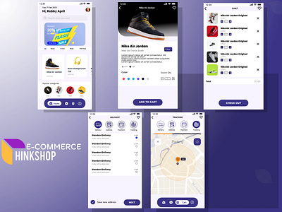 Mobile - E-Commerce Thinkshop! branding graphic design logo motion graphics ui