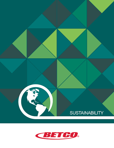 Betco Sustainability Brochure branding brochure graphic design logo
