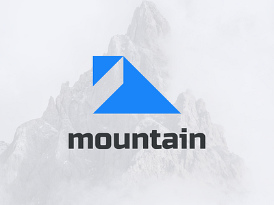 Simple Mountain Logo app branding design graphic design illustration logo logo timeless minimalist logo mountain logo simple logo typography ui ux vector