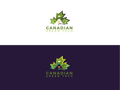 Canadian Green Tech Logo (For Sell) branding canada logo canadian home canadian home logo canadian house logo canadian logo design design logo graphic designer graphicsdesign home logo hou house logo illustration logo logo design logo designer logo maker logodesign