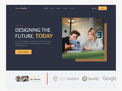Digital Agency Landing Page Website 2023 agency agency website creative agency digital agency e commerce website habib home page landing page landing page deisng minimal website studio studio website study website template design ui website website design