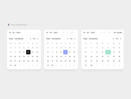 Browse thousands of Datepicker images for design inspiration | Dribbble