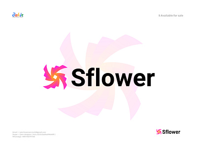 Sflower logo| modernlogo | logo design graphic graphic design logo design logodesignernigeria