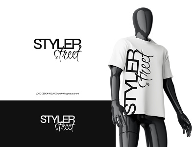 Styler Street | Fashion - Typography - Streetwear Brand Logo beauty brand identity branding clothing brand clothing logo fashion fashion logo graphic design logo logo designer logomark minimal modern logo print shop store streetware typography ui visual identity