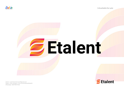 Etalent logo| logo design| modern logo logodesignspecialist