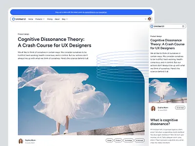 Blog post — Untitled UI article blog blog post blogpost figma minimal minimalism modern rich text web design webflow