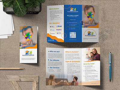 Blooming Horizons Tri-fold Flyer advertising brand identity branding brochure brochure design company corporate design digitallogo flyer flyer design graphic design graphics illustration logo logo design tri fold tri fold flyer tri fold flyer design vector