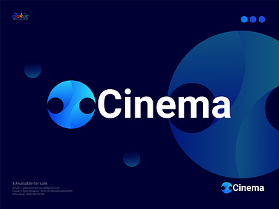 Cinema logo | modern logo design logodesignspecialist