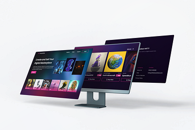 NFT-Commerce Website ecommerce nft ui ux website