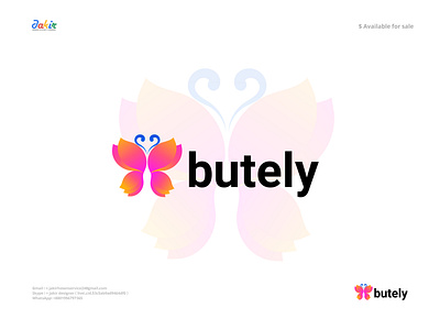 butely logo design logodesignspecialist