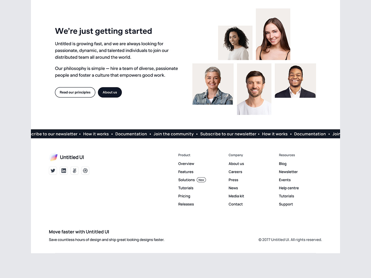 Browse thousands of Footer images for design inspiration | Dribbble