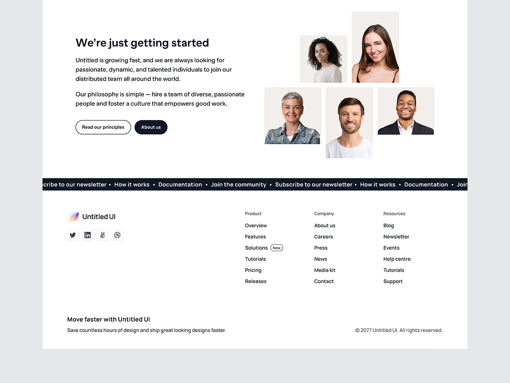 Browse thousands of Footer images for design inspiration | Dribbble