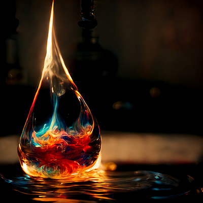 Water Meets The Fire blender design graphic design illustration