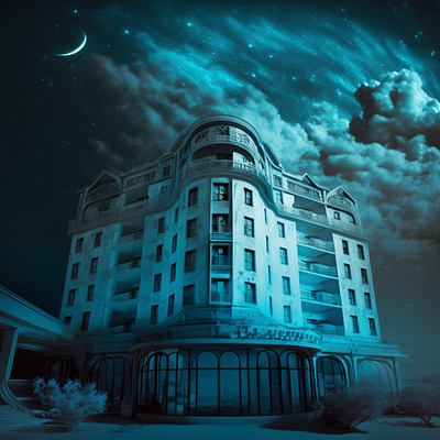 Ghost Hotel design graphic design illustration