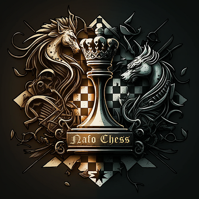 Chess Logo With Applied Gradient design graphic design illustration logo