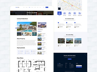 Real Estate Full Website UI Case Study case casestudy design figma graphic design house property real real estate residantial design residence ui ui design ui ux case study uidesign uiux uiuxdesign user interface uxdesign website websitedesign