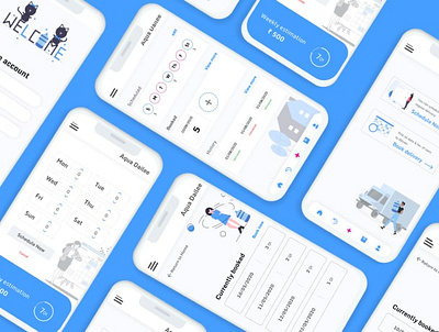 Delivery app UI design mobile application ui web web design