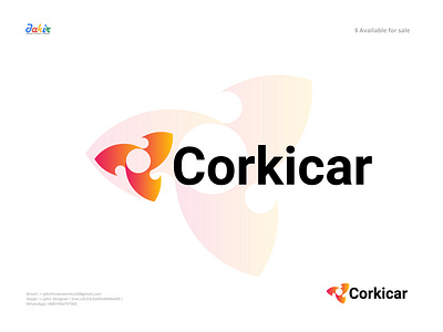 Corkicar logo| logo design graphicdesign