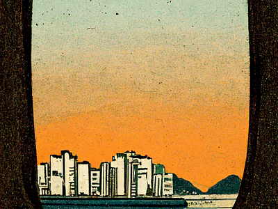 Sao Paulo Through A Window design graphic design illustration photoshop