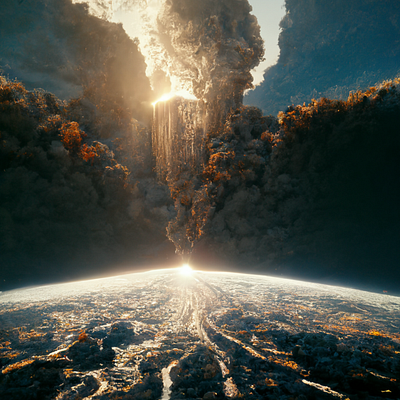 End Of The Earth? design graphic design illustration photoshop