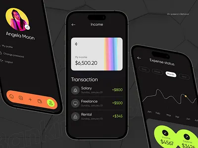 Income & Expense management mobile app 2023 trend app banking cash design e wallet finance app financial financial management fintech mobile app mobile trensa mony mangement payments savings ui ui design ux wallet web