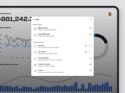 Command+K search menu — Untitled UI cmd k cmdk command k commandk dashboard empty state minimal minimalism modal modals pop up popup product design search search menu searchbar ui design user interface web design