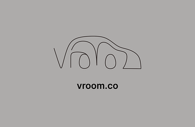 Vroom - Driverless car Logo branding dailylogochallenge design graphic design logo ui vector