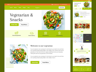 Vegetarian Snacks web UI design food web ui food web ui ux new web ui new web ui design vegetable web ui web ui web ui design website design website ui ux website ui ux idea